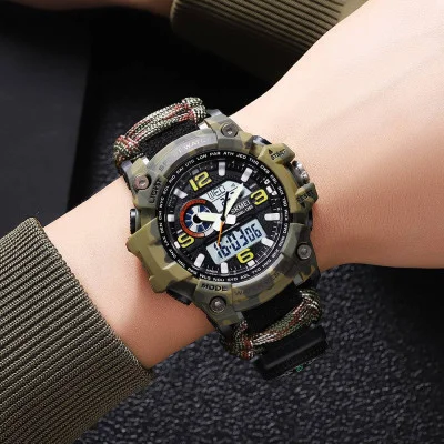Чоловічий годинник Skmei 1283NCMAG Camo Green
