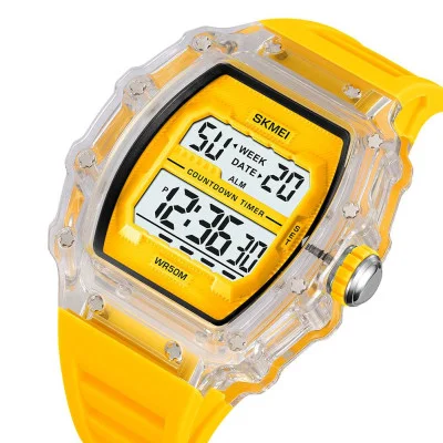 Чоловічий годинник Skmei 2296WTYL White-Yellow