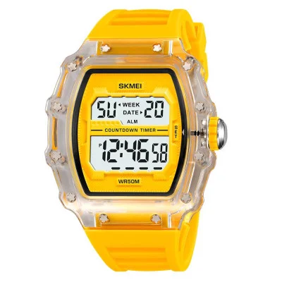 Чоловічий годинник Skmei 2296WTYL White-Yellow