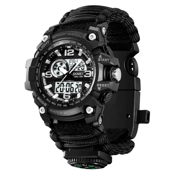 Мужские часы Skmei 1283NBK Black фото 1