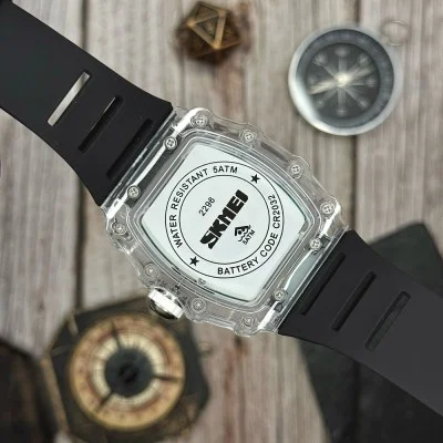 Чоловічий годинник Skmei 2296WTBK White-Black