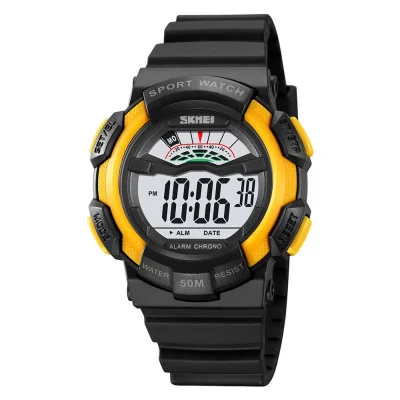Чоловічий годинник Skmei 2153BKYL Black-Yellow