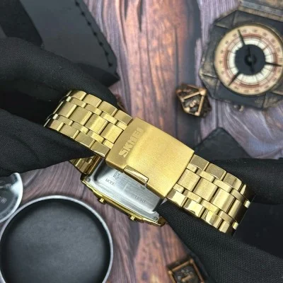 Чоловічий годинник Skmei 1868SGD Gold