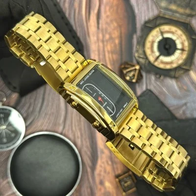 Чоловічий годинник Skmei 1868SGD Gold