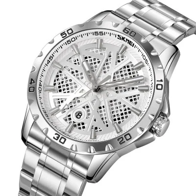 Чоловічий годинник Skmei 9337SISI Silver