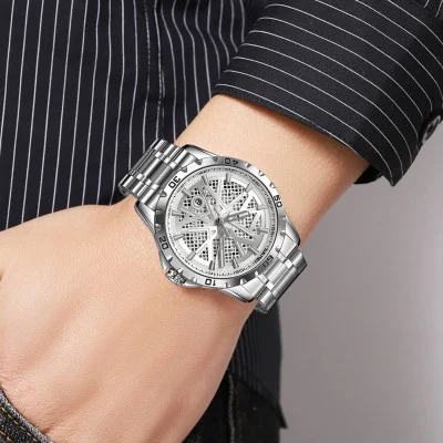 Чоловічий годинник Skmei 9337SISI Silver