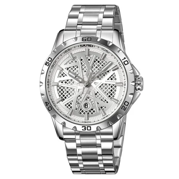 Чоловічий годинник Skmei 9337SISI Silver фото 1