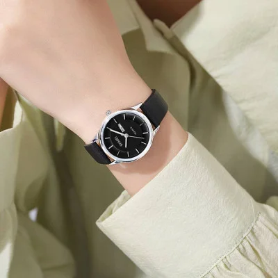 Женские часы Skmei 2251SIBK Silver-Black