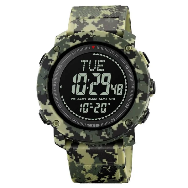 Чоловічий годинник Skmei 2095CMGN Camo Green фото 1