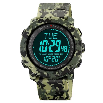 Чоловічий годинник Skmei 2095CMGN Camo Green