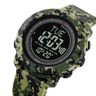 Чоловічий годинник Skmei 2095CMGN Camo Green