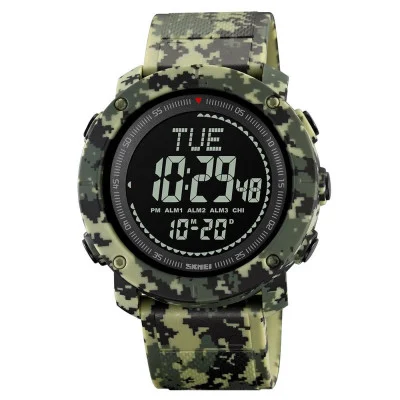 Skmei 2095CMGN Camo Green + Compass