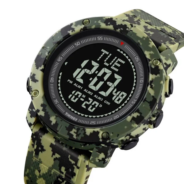 Чоловічий годинник Skmei 2095CMGN Camo Green фото 4