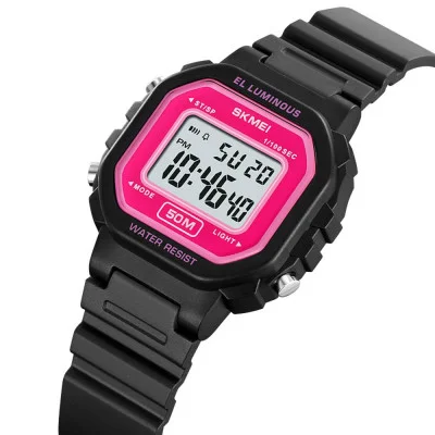 Женские часы Skmei 2326BKRD Black-Rose Red