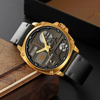 Чоловічий годинник Skmei 2289GDBK Gold-Black