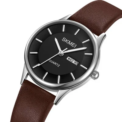 Женские часы Skmei 2251SIBN Silver-Brown