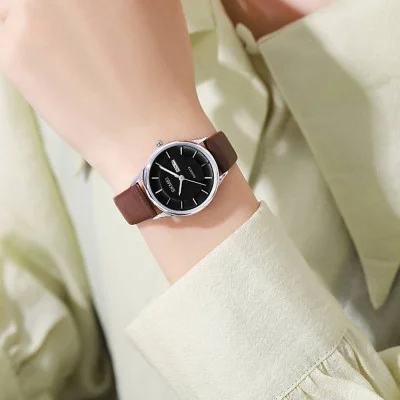 Женские часы Skmei 2251SIBN Silver-Brown