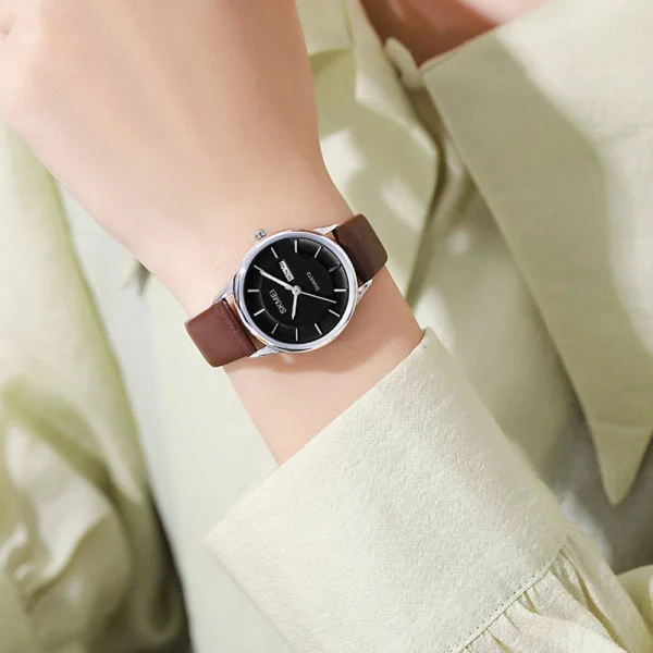 Жіночий годинник Skmei 2251SIBN Silver-Brown фото 4