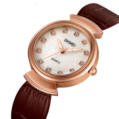 Жіночий годинник Skmei 2165RGWTBN Rose Gold-White-Brown