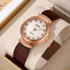 Жіночий годинник Skmei 2165RGWTBN Rose Gold-White-Brown фото 5