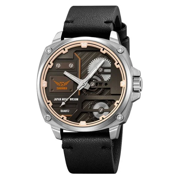 Чоловічий годинник Skmei 2289SIBK Silver-Black фото 1