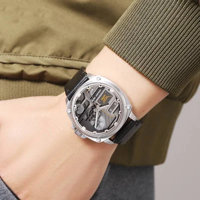 Чоловічий годинник Skmei 2289SIBK Silver-Black