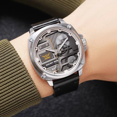 Чоловічий годинник Skmei 2289SIBK Silver-Black