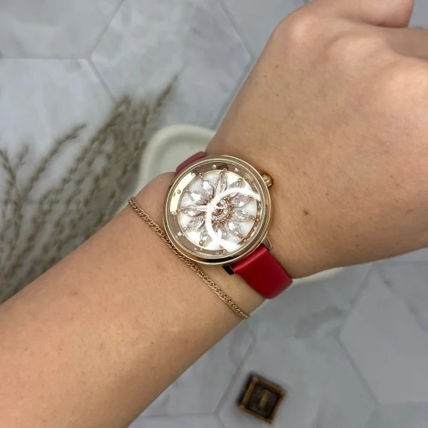 Жіночий годинник Skmei 2268MTRD Matte Red фото 3