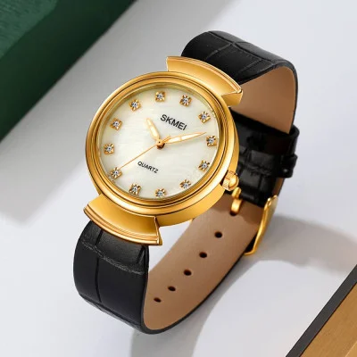 Женские часы Skmei 2165GDWTBK Gold-White-Black