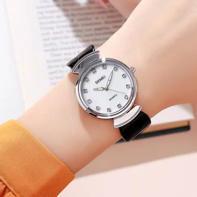 Жіночий годинник Skmei 2165SIWTBK Silver-White-Black