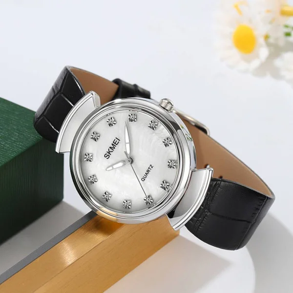 Жіночий годинник Skmei 2165SIWTBK Silver-White-Black фото 5