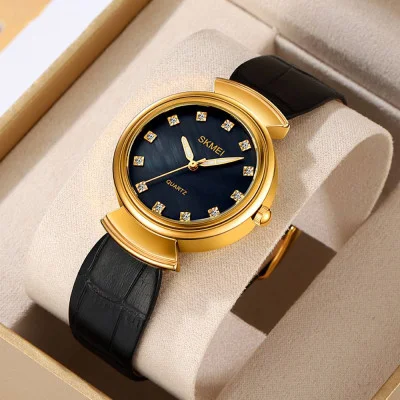 Женские часы Skmei 2165GDBKBK Gold-Black-Black