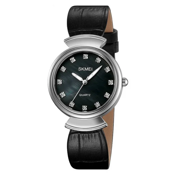 Жіночий годинник Skmei 2165SIBKBK Silver-Black-Black фото 1