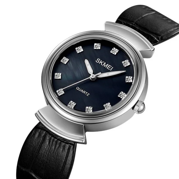 Жіночий годинник Skmei 2165SIBKBK Silver-Black-Black фото 3