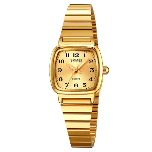Жіночий годинник Skmei 2292GD-AC Gold Numbers фото 1