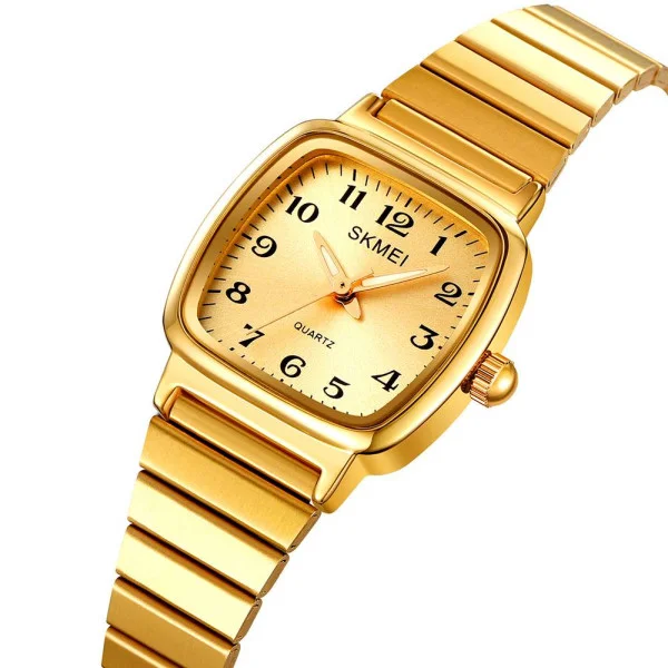 Жіночий годинник Skmei 2292GD-AC Gold Numbers фото 3
