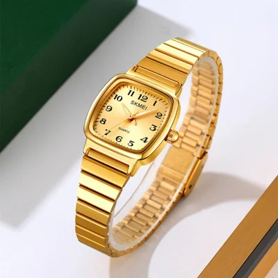 Жіночий годинник Skmei 2292GD-AC Gold Numbers