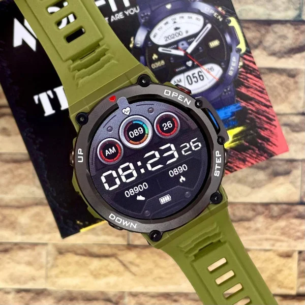 Смарт часы Modfit Titan Army Green 35 мм. фото 4