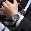 Мужские часы Curren 8439 Silver-Blue фото 4