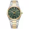 Curren 8439 Silver-Gold-Green