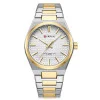 Мужские часы Curren 8439 Silver-Gold-White фото 2