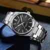 Мужские часы Curren 8439 Silver-Black фото 3
