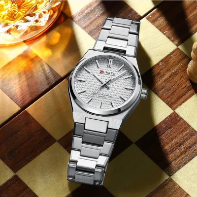 Чоловічий годинник Curren 8439 Silver-White