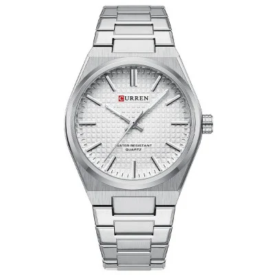 Чоловічий годинник Curren 8439 Silver-White