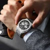 Чоловічий годинник Curren 8440 Silver-Black фото 4