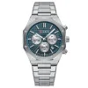 Чоловічий годинник Curren 8440 Silver-Blue фото 2