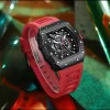 Чоловічий годинник Curren 8438 Black-Red фото 5