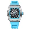 Мужские часы Curren 8438 Black-Light Blue фото 2