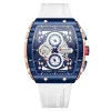 Мужские часы Curren 8442 Blue-Gold-White фото 2