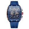 Мужские часы Curren 8442 Gold-Blue фото 2